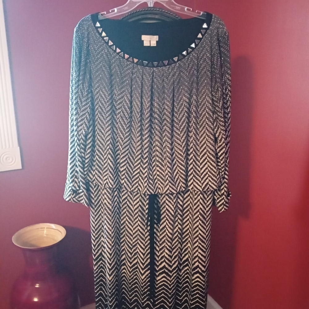 Plus size smooth and stretchy dress